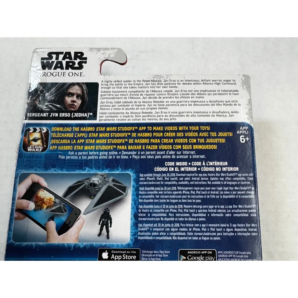 Star Wars Rogue One‎ Sergeant Jyn Erso Jedha Action Figure Hasbro 6 Plus
